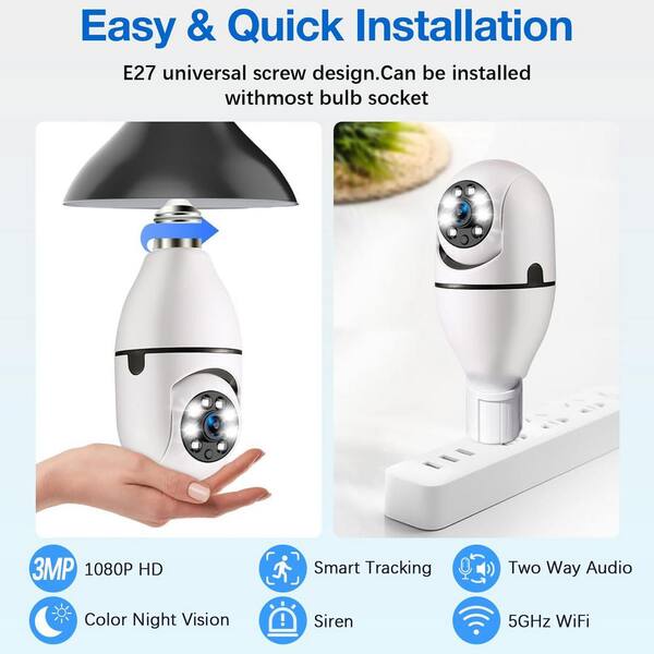 Aqara Camera E1, Home Security Camera with PT Function, Home Automation,  Light AI Detection, AqaraHub is required CH-C01E - The Home Depot