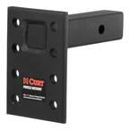 15,000 lbs. 7 in. High Adjustable Trailer Hitch Pintle Mount (2 in. Shank, 6 in. Long)