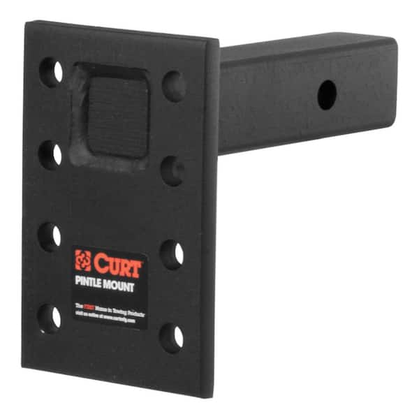 CURT Adjustable Pintle Mount (2 in. Shank, 15,000 lbs., 7 in. High, 6 in. Long)