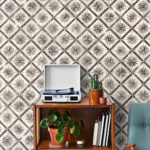 Harmonia Kings Marrakech Black 13 in. x 13 in. Ceramic Floor and Wall Tile (12.0 sq. ft./Case)