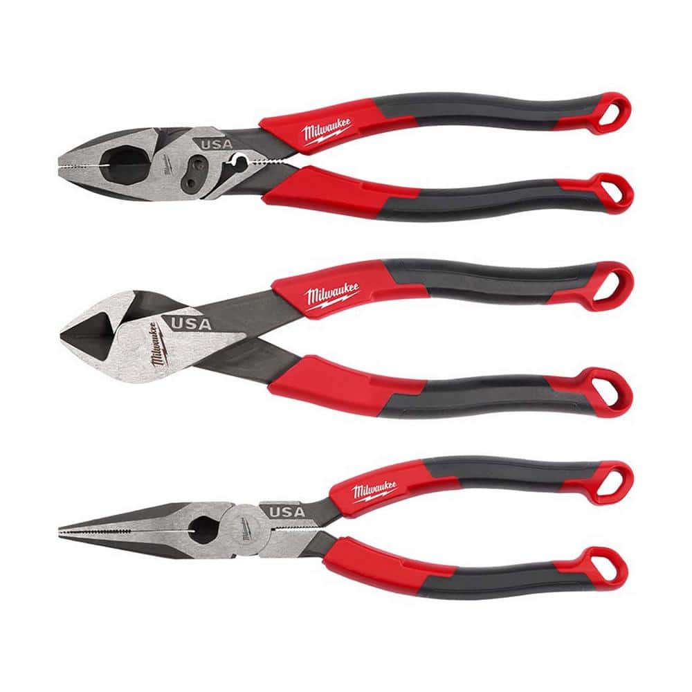 Linesman Plier w/Comfort Grip/Crimper w/8 in. Long Nose Plier w/Comfort Grip & 7 in. Diagonal Plier w/Comfort Grip price history on PriceWatchPro