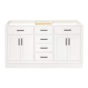 Hepburn 60 in. W x 21.5 in. D x 34.5 in. H Bath Vanity Cabinet without Top in White