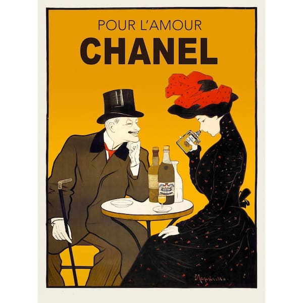 CHANEL vintageポスター VENICE BEACH Collections Pour L'Amour Chanel by Grotto Studios 1