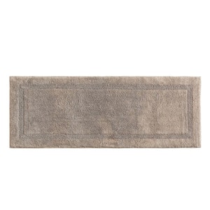 Peniston Solid Brown Cotton 22 in. x 60 in. Rug