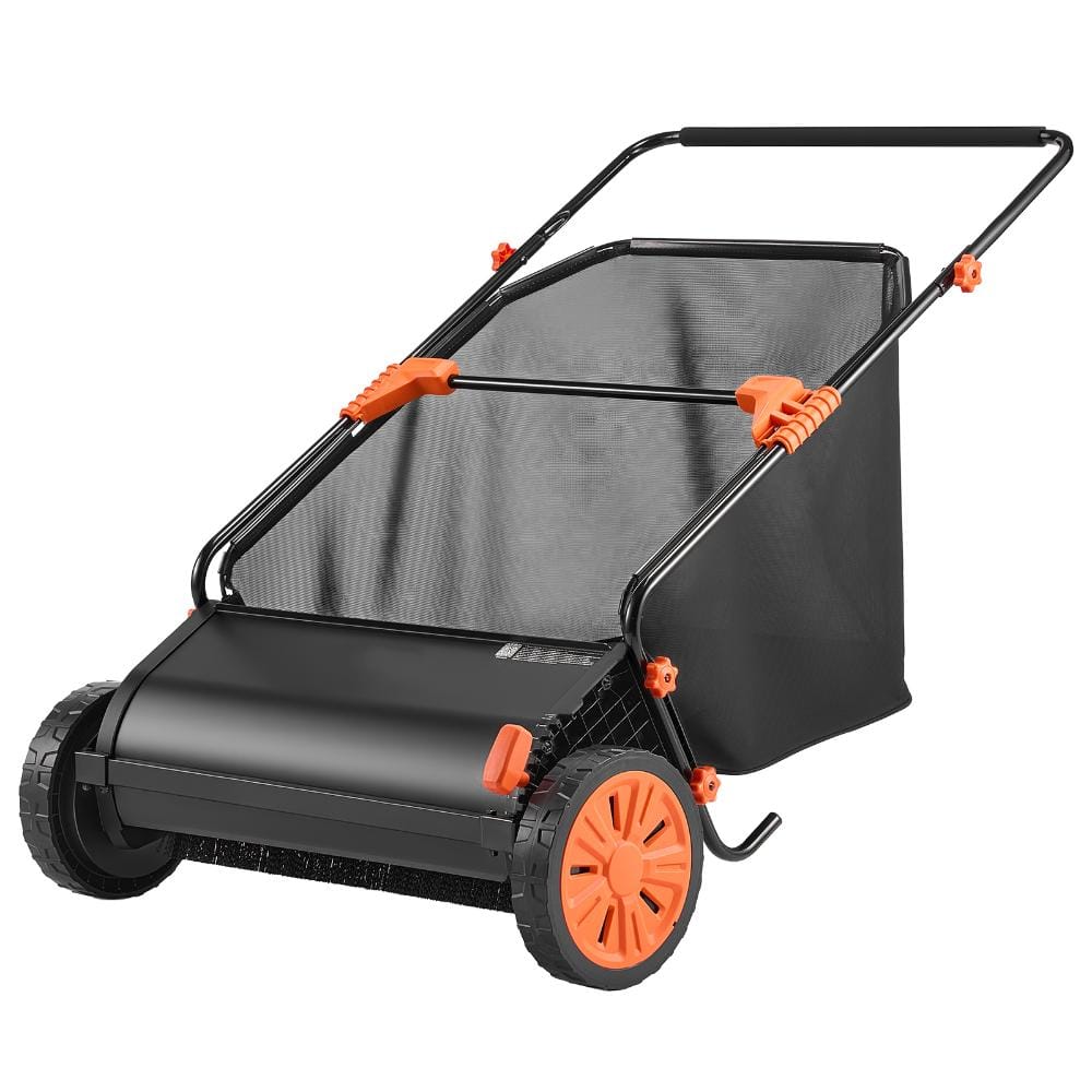 Push Lawn Sweeper, 26 in. Leaf and Grass Collector with 7 cu. ft. Hopper, Adjustable Brush Height for Yards price history on PriceWatchPro