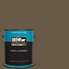 BEHR PREMIUM PLUS 1 gal. #PPU7-25 Clove Brown Satin Enamel Exterior ...