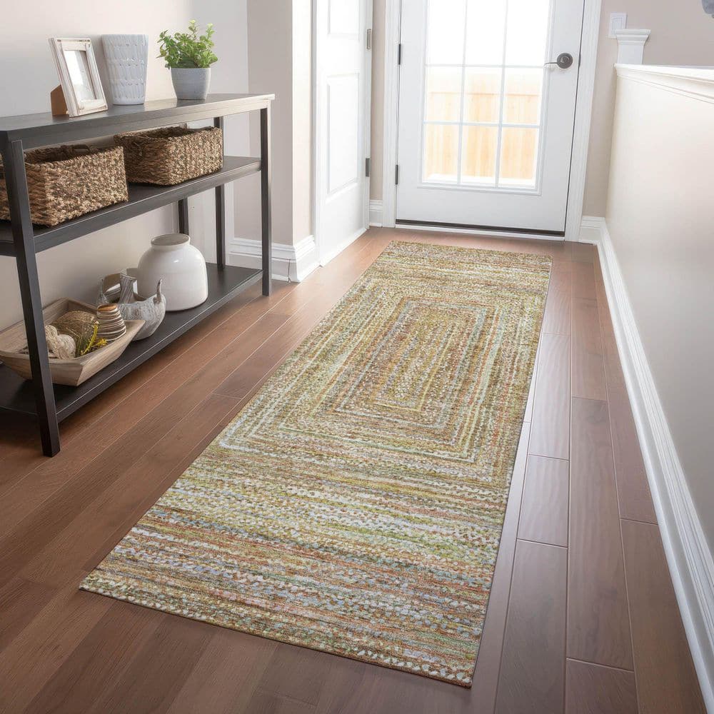 Chantille Machine Washable Indoor/Outdoor Abstract ACN1726 Tan 2 ft. 3 in. x 7 ft. 6 in. Runner Rug price history on PriceWatchPro