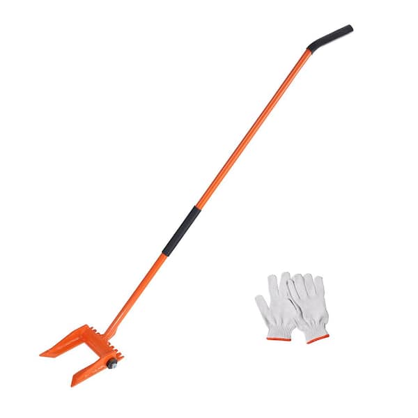 Demolition Tool, 60 in. Carbon Steel Handle Wrecking Pry Bar, 2000 lbs. Weight Capacity, Heavy Duty Deck Board Removal