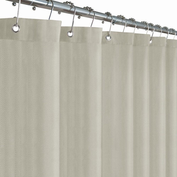 Zenna Home 70 In W X 72 L, Fabric Shower Curtain Liner Vs Plastic