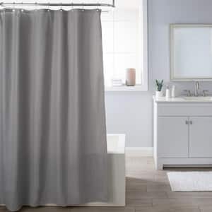 70 x 72 in. Grey Lyon Polyester Shower Liner