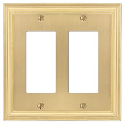 CREATIVE ACCENTS Polished Solid Brass Colonial Single Light Switch Wallplate