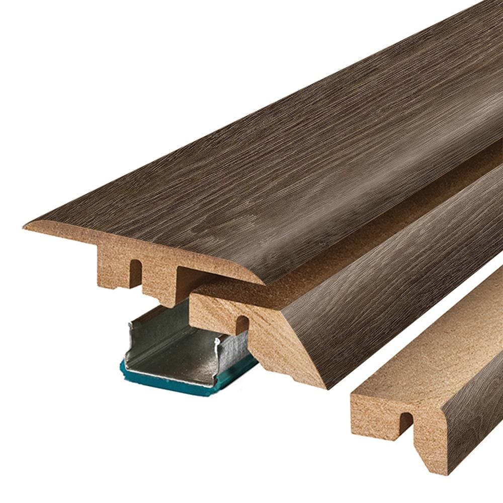 Smokehouse 0.75 in. T x 2.37 in. W x 78.7 in. L Textured Wood Look Laminate Moulding/Trim 4 in 1 Molding price history on PriceWatchPro