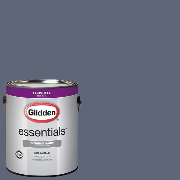 Glidden Essentials 1 gal. #HDGV39U Blue Heron Eggshell Interior Paint