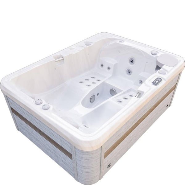 Luxury Spas Largo 3-Person 35-Jet Double Lounger Hot Tub with