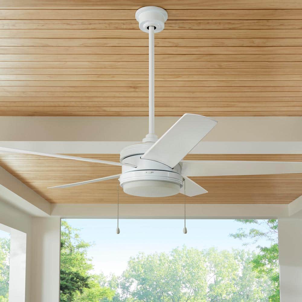 Home Decorators Collection Portwood 60 in. LED Outdoor White