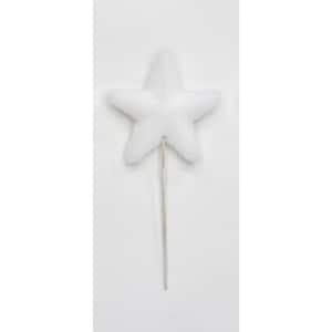 5 in. Star on 6 in. Pick, White (Set of 3)