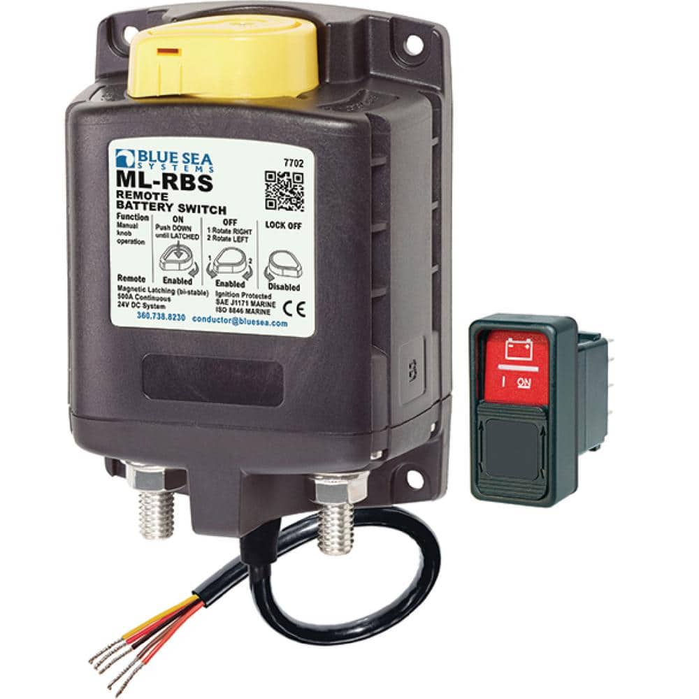 ML-RBS Remote Battery Switch with Manual Control - 24V DC 500A price history on PriceWatchPro