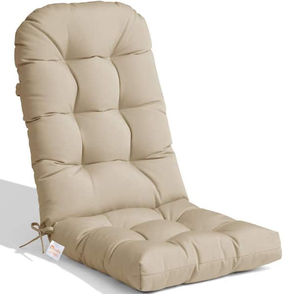 Unbranded 50 in. x 20 in. Sunbrella Outdoor Adirondack Chair Cushion in Champagne