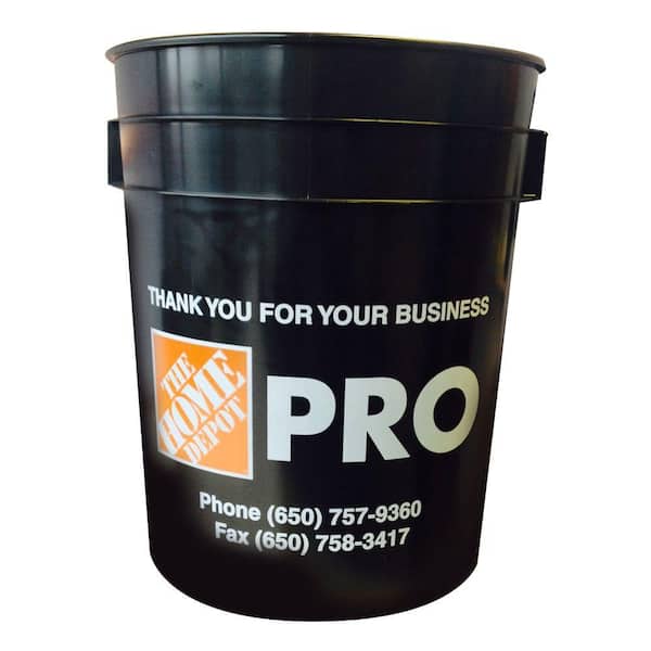 Unbranded 5 gal. Black Pail with Pro Logo