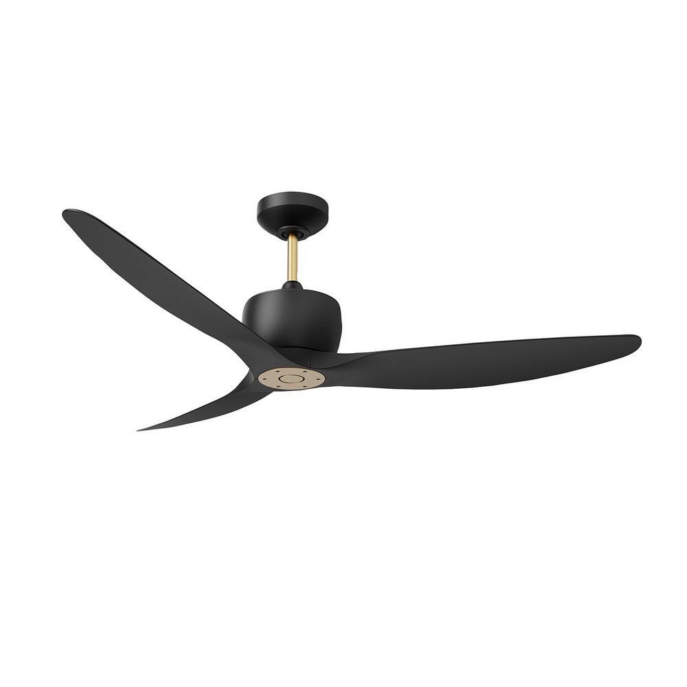 Kendal Lighting ELEMONT 52 in. Ceiling Fan in Black AC30452BLK/OCB