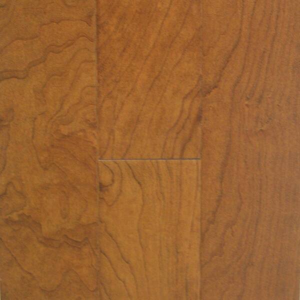Millstead Take Home Sample - American Cherry Mocha Engineered Hardwood Flooring - 5 in. x 7 in.