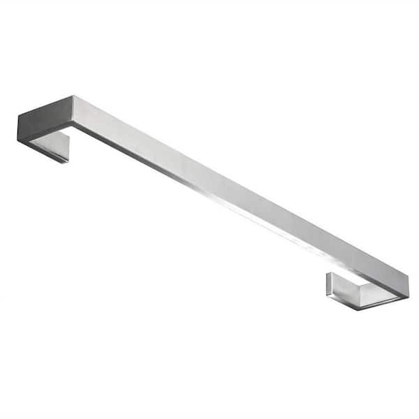 Dracelo 23.6 in. Wall Mount Towel Bar in Brushed Nickel