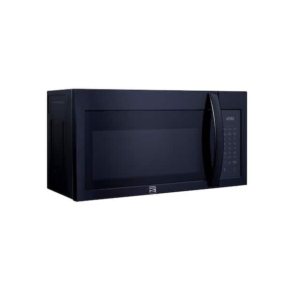 1.7 cu. ft. 1000-Watt Over-the-Range Microwave with 2-Speed Vent Fan and LED Lighting, Black
