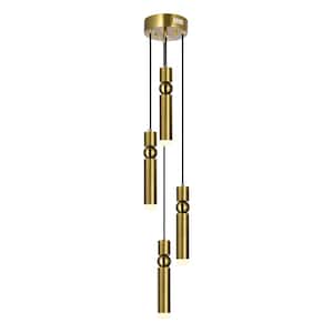 Chime LED Pendant With Brass Finish
