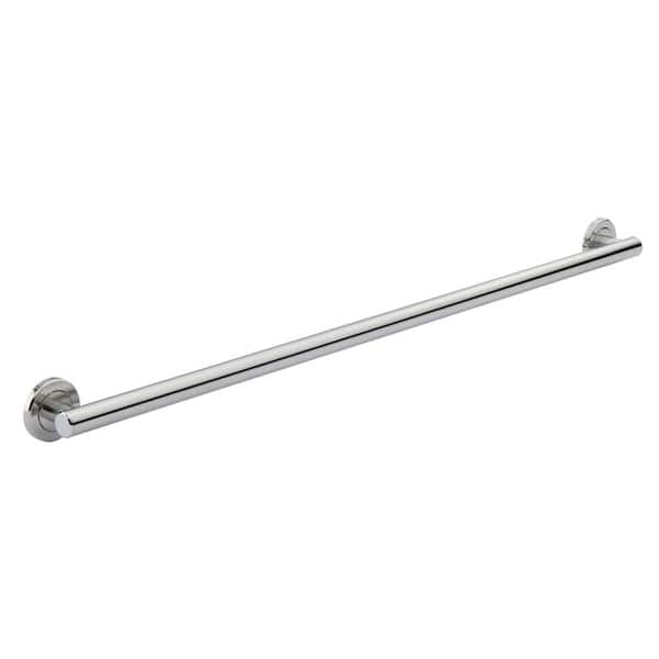 Glacier Bay Dorind 42 in. x 1 1/4 in. Decorative Grab Bar in Polished Stainless Steel