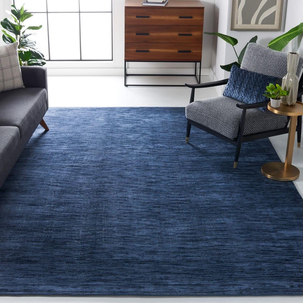 Mirage 9 ft. x 12 ft. Navy Solid Color Gradient Area Rug price history on PriceWatchPro