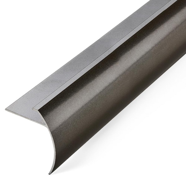 Mineral Bronze 8mm x 36in Aluminum Stair Nosing Floor Transition Strip