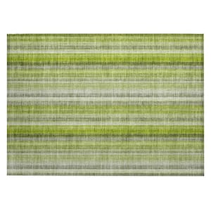 Chantille ACN543 Green 1 ft. 8 in. x 2 ft. 6 in. Machine Washable Indoor/Outdoor Geometric Area Rug
