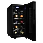 Urban Series 10 Bottle Wine Cooler, Black, 1 cu. ft. (28L) Freestanding Thermoelectric Wine Fridge