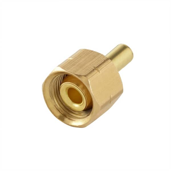 Lead-Free 10 1/4" OD x 1/8" Female NPT Connector Brass Compression Fittings 