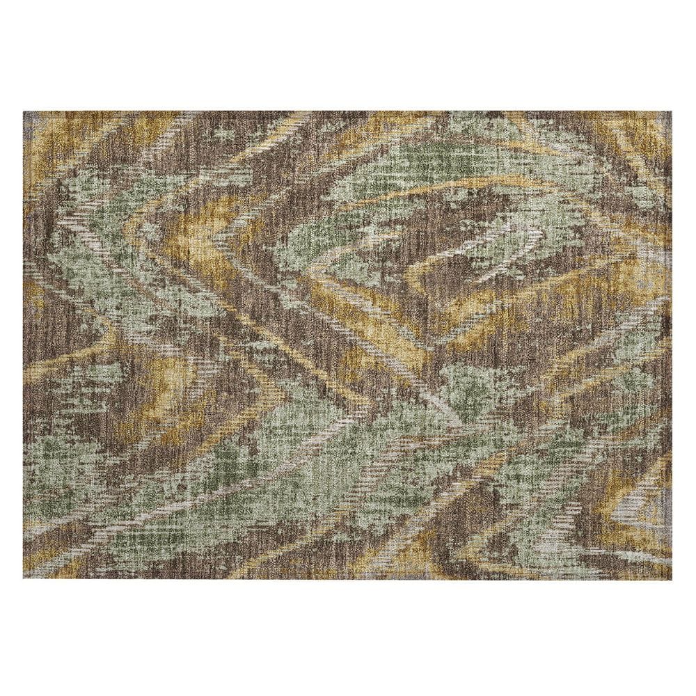 Chantille Machine Washable Indoor/Outdoor Abstract ACN2927 Green 3 ft. x 4 ft. Area Rug price history on PriceWatchPro
