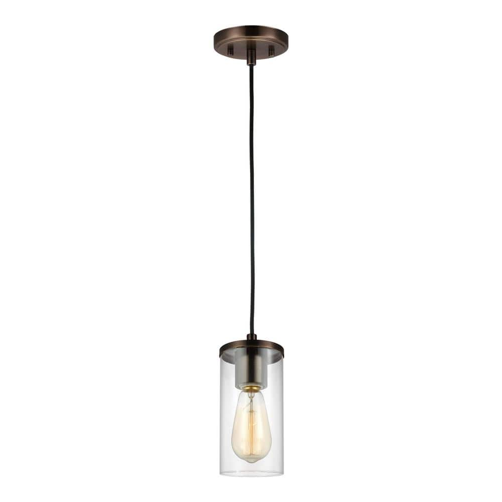 oiled bronze pendant light