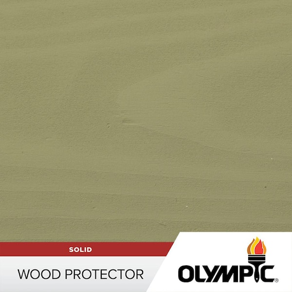 Olympic Wood Protector 1 gal. SC-1043 Gray Jade Exterior Solid Stain Plus Sealer in One