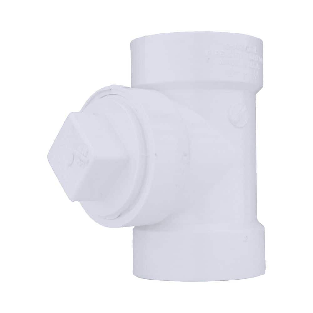 4 in. PVC DWV Cleanout Tee with Plug Fitting price history on PriceWatchPro