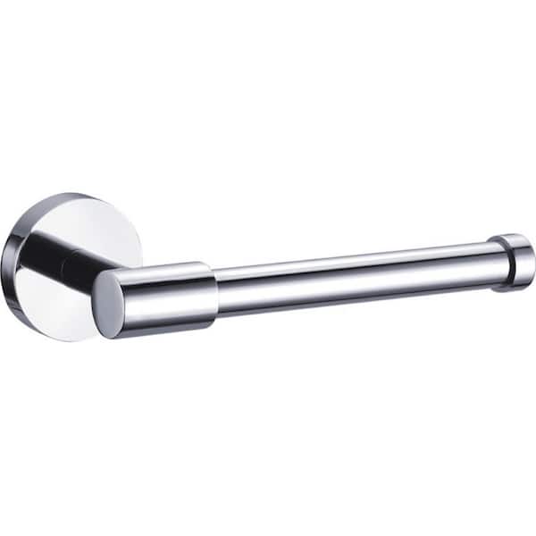 Utopia 7.29 in. Wall Mounted Toilet Paper Holder Polished Chrome