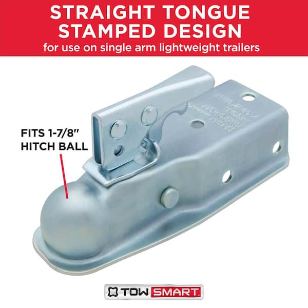 TowSmart 1-7/8 in. Ball Coupler with 2 in. to 2-1/2 in. Adjustable Collars TowSmart 1-7/8 in. Ball Coupler with 2 in. to 2-1/2 in. Adjustable Collars