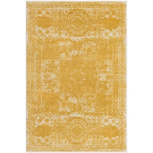 Yellow 4 ft. x 6 ft. Bromley Area Rug