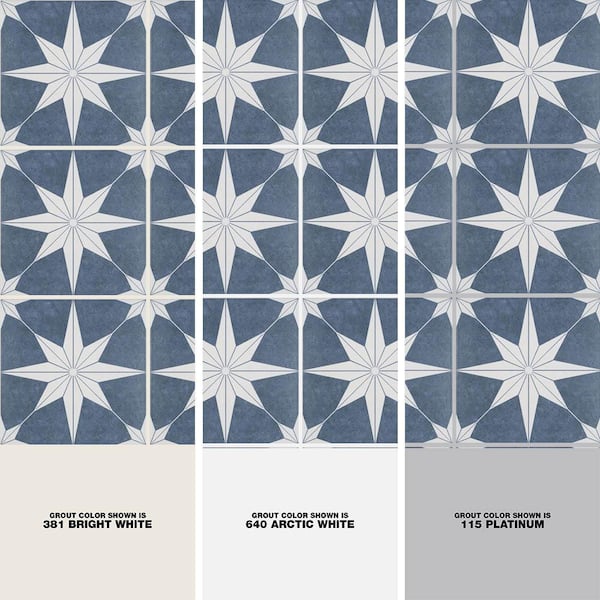 Merola Tile Stella Day 9-3/4 in. x 9-3/4 in. Porcelain Floor and