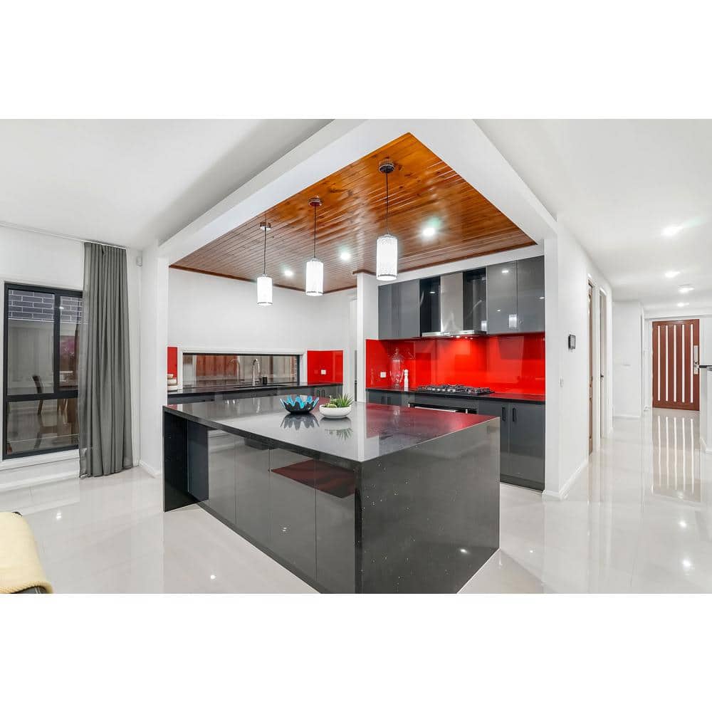 Red Glossy Glass 12x12 Square Mosaic Tile
