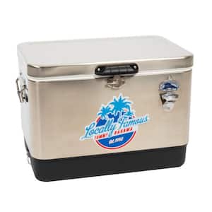 54 qt. Portable Stainless Cooler