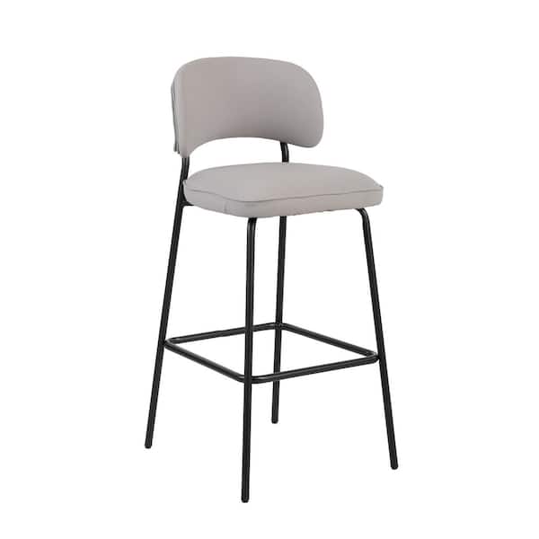 New Classic Furniture Blythe Ivory Faux Leather Upholstered Bar Stools (Set of 2)