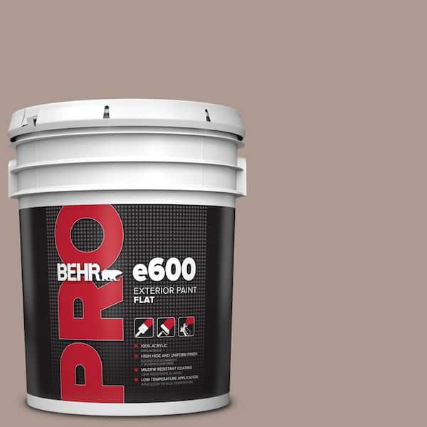 BEHR PRO 5 gal. #ECC-61-1 Desert Dusk Flat Exterior Paint