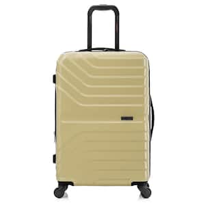 Aurum Light-Weight 24 in. Champagne Hardside Spinner Luggage Roller Suitcase