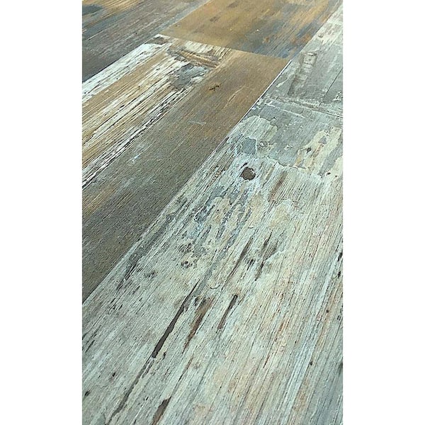 Deco Products Swing Green Blue Beige Brown Vinyl Plank Sample Deco Products Swing Green Blue Beige Brown Vinyl Plank Sample