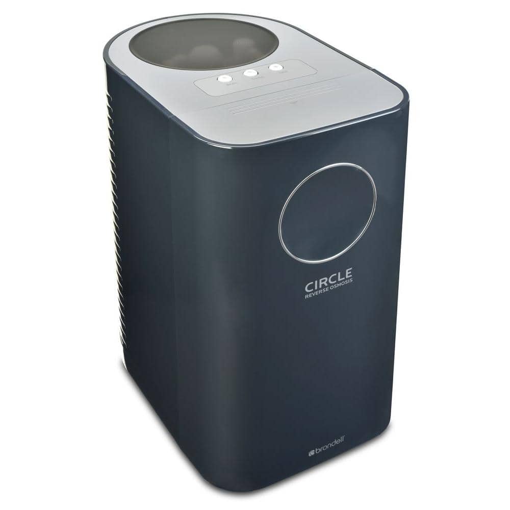 Black Reverse Osmosis Water Filtration System with Chrome Faucet