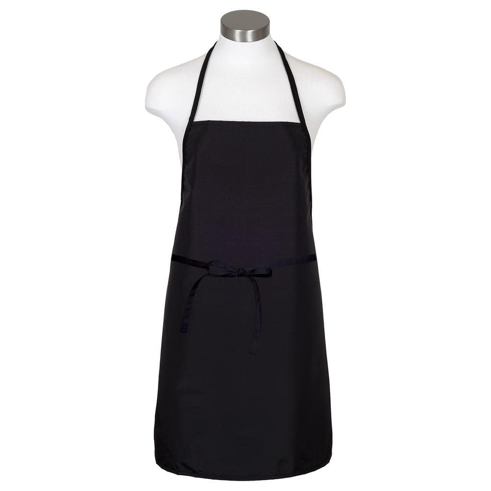black apron
